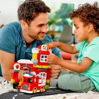 Constructor LEGO Fire Station Pompieri/ Red photo 4