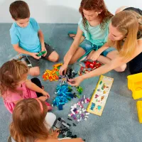 Constructor LEGO Large Creative Brick Box V29 Figuri/ Multicolor photo 4