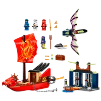 Constructor pentru copii LEGO Final Flightof Destiny's Bounty Ninjago/ Multicolor photo 3