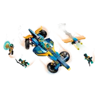 Constructor pentru copii LEGO Ninja Sub Speeder Transport/ Multicolor photo 3
