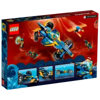Constructor pentru copii LEGO Ninja Sub Speeder Transport/ Multicolor photo 4