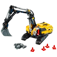 Constructor pentru copii LEGO Heavy-Duty Excavator Transport/ Yellow photo 2
