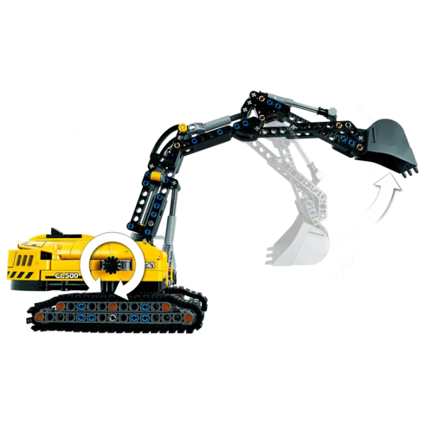 Детский конструктор LEGO Heavy-Duty Excavator Транспорт/ Желтый photo 3