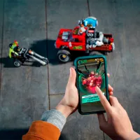 Constructor pentru copii LEGO El Fuego's Stunt Truck Transport/ Multicolor photo 4