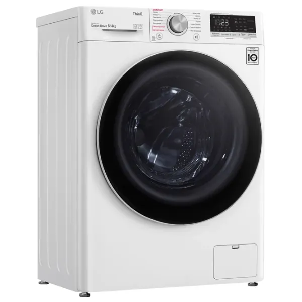 Стиральная машина с сушкой LG F2V5NG0W Direct Drive/AI DD/Steam/LG ThinQ/6 кг/Белый photo 2