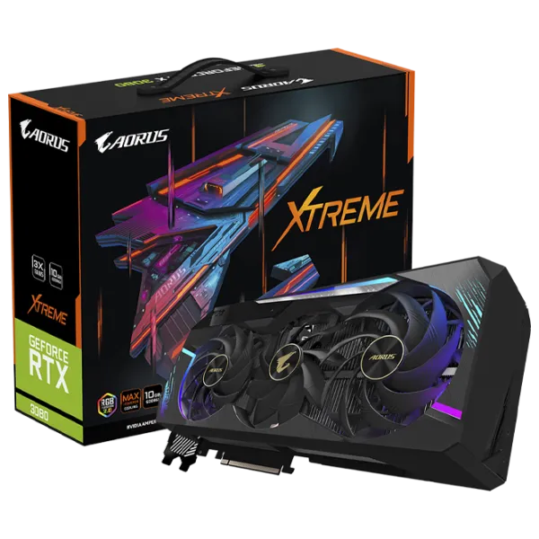 Видеокарта Gigabyte RTX3080 10GB GDDR6X Aorus Xtreme PCI Express x16 4.0 / 10 ГБ photo 5