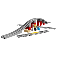 Constructor LEGO Train Bridge and Tracks Șine de tren/ Gray photo 3