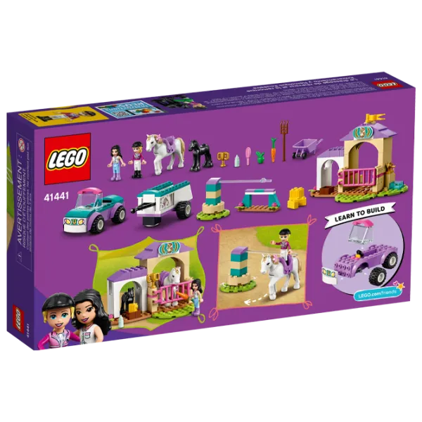 Детский конструктор LEGO Horse Training and Trailer Конюшня/ Фиолетовый photo 2