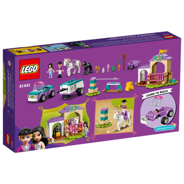 Детский конструктор LEGO Horse Training and Trailer Конюшня/ Фиолетовый photo 2