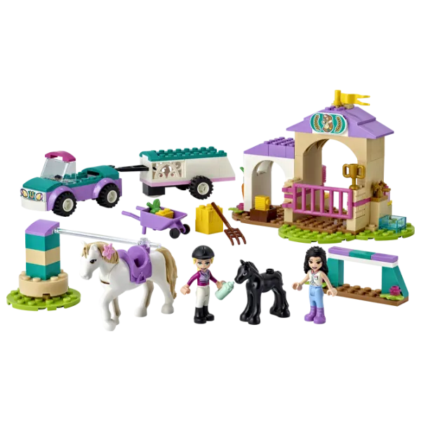 Детский конструктор LEGO Horse Training and Trailer Конюшня/ Фиолетовый photo 3