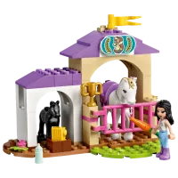 Constructor pentru copii LEGO Horse Training and Trailer Grajd pentru cai/ Violet photo 4