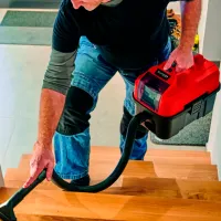 Промышленный пылесос Einhell TE-VC 18/10 Li XPWR SOLO / Красный photo 6