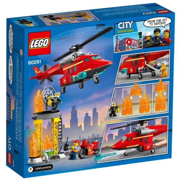 Детский конструктор LEGO Fire Rescue Helicopter Пожарные/ Красный photo 2