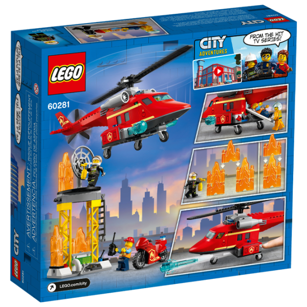 Детский конструктор LEGO Fire Rescue Helicopter Пожарные/ Красный photo 2