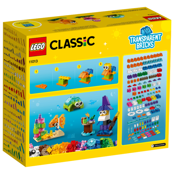 Конструктор LEGO Creative Transparent Bricks Творческий/ Желтый photo 2