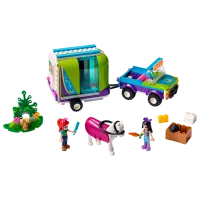 Constructor pentru copii LEGO Mia's Horse Trailer Grajd pentru cai/ Multicolor photo 2