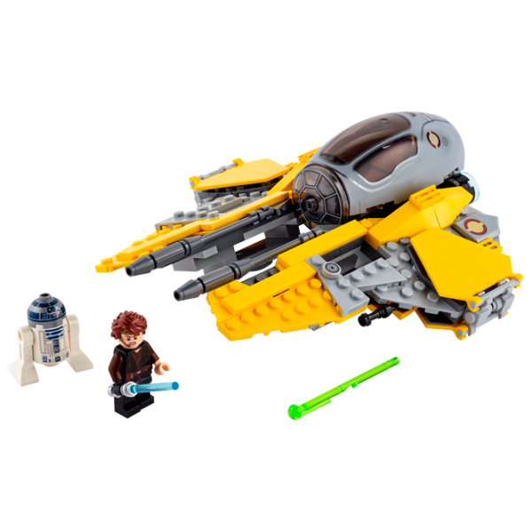 Детский конструктор LEGO Anakin's Jedi Interceptor Космолёт/ Желтый photo 2