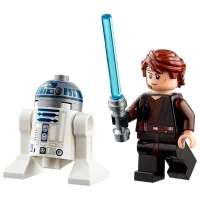 Constructor pentru copii LEGO Anakin's Jedi Interceptor Navă spațială/ Yellow photo 3