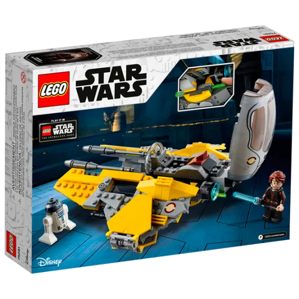 Детский конструктор LEGO Anakin's Jedi Interceptor Космолёт/ Желтый photo 4