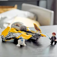 Constructor pentru copii LEGO Anakin's Jedi Interceptor Navă spațială/ Yellow photo 5