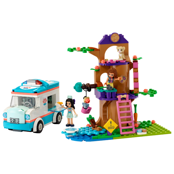 Детский конструктор LEGO Vet Clinic Ambulance Скорая помощь/ Фиолетовый photo 3