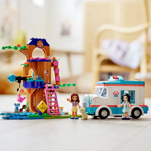 Детский конструктор LEGO Vet Clinic Ambulance Скорая помощь/ Фиолетовый photo 5