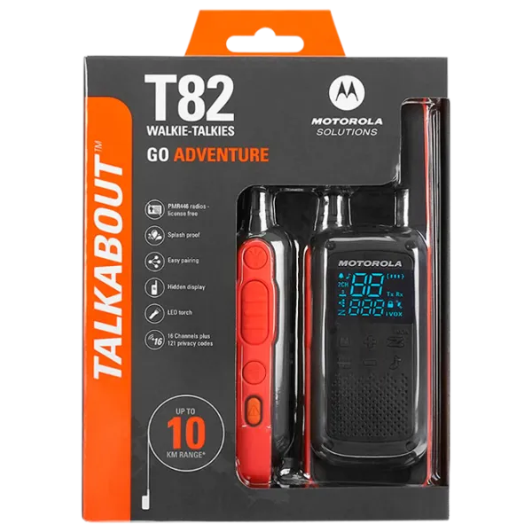 Stații Radio Motorola Talkabout T82 twin pack  Orange photo 5