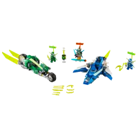Constructor pentru copii LEGO Jay and Lloyd's Velocity Racers Ninjago/ Multicolor photo 2