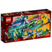 Constructor pentru copii LEGO Jay and Lloyd's Velocity Racers Ninjago/ Multicolor photo 3