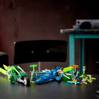 Constructor pentru copii LEGO Jay and Lloyd's Velocity Racers Ninjago/ Multicolor photo 4