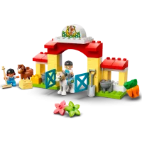 Constructor LEGO Horse Stable and Pony Care Fermă/ Multicolor photo 3