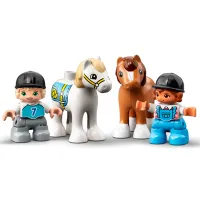 Constructor LEGO Horse Stable and Pony Care Fermă/ Multicolor photo 4