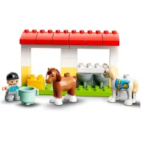 Constructor LEGO Horse Stable and Pony Care Fermă/ Multicolor photo 8