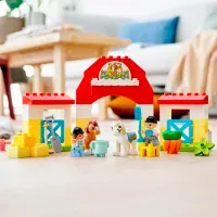 Constructor LEGO Horse Stable and Pony Care Fermă/ Multicolor photo 9