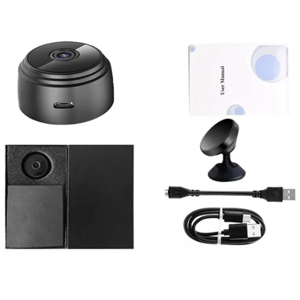 Камера видеонаблюдения AISEE mini A9 Беспроводные/ Черный photo 4 Камера видеонаблюдения AISEE mini A9 Беспроводные/ Черный photo 4