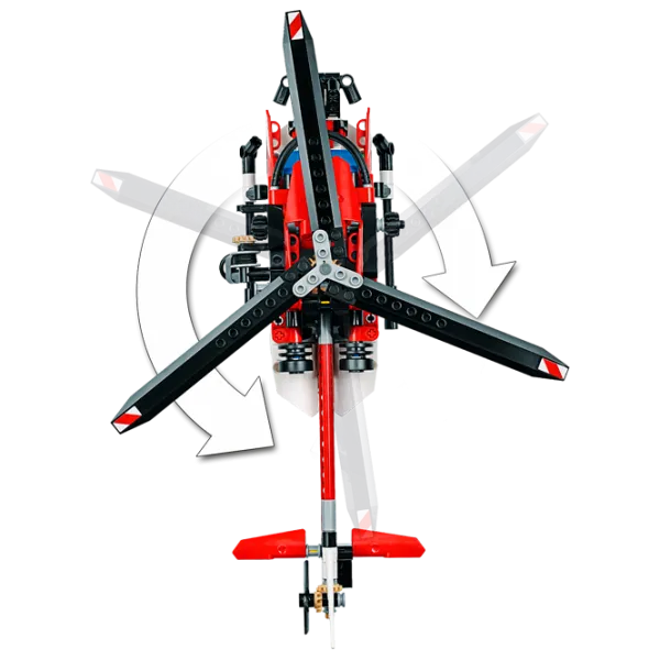 Детский конструктор LEGO Rescue Helicopter Вертолет/ Красный photo 3