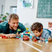 Constructor pentru copii LEGO Lightning McQueen's Race Day Mașină/ Red photo 5