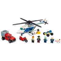 Constructor pentru copii LEGO Police Helicopter Chase Transport/ Multicolor photo 2