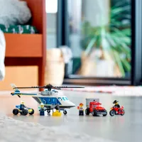 Constructor pentru copii LEGO Police Helicopter Chase Transport/ Multicolor photo 4