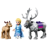 Constructor pentru copii LEGO Elsa's Wagon Adventure Aventuri/ White photo 3