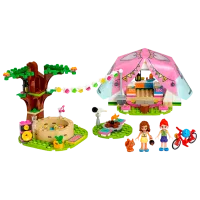 Constructor pentru copii LEGO Nature Glamping Camping/ Multicolor photo 2