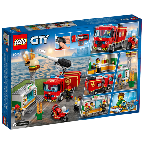 Конструктор LEGO Burger Bar Fire Rescue Пожарные/ Красный photo 2