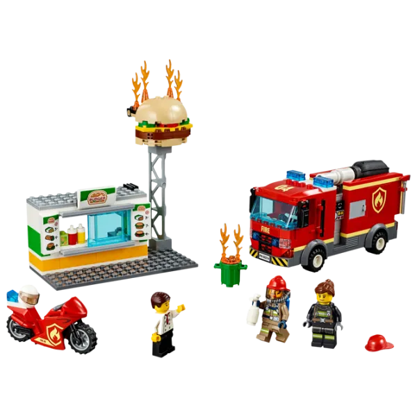 Конструктор LEGO Burger Bar Fire Rescue Пожарные/ Красный photo 3