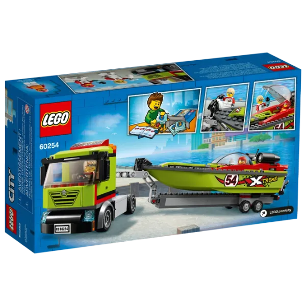 Детский конструктор LEGO Race Boat Transporter Судно/ Зелёный photo 2