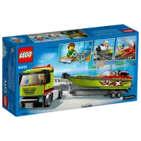 Constructor pentru copii LEGO Race Boat Transporter Corabie/ Green photo 2