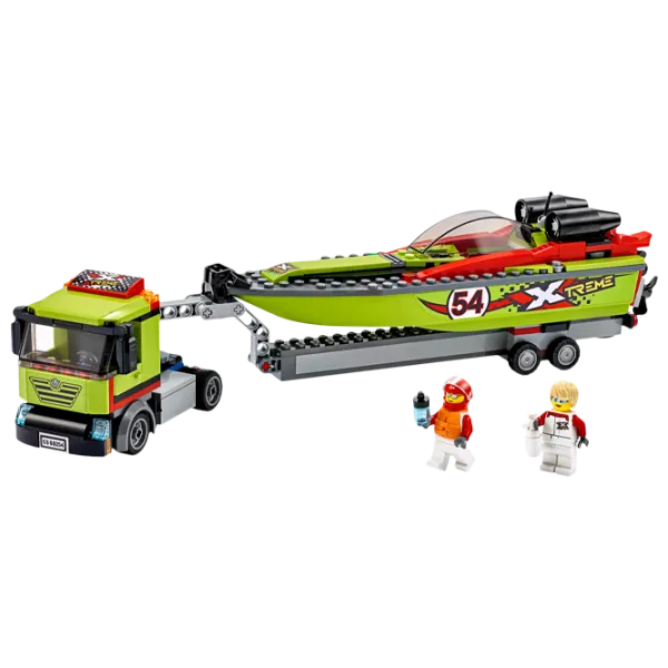 Детский конструктор LEGO Race Boat Transporter Судно/ Зелёный photo 3