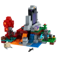 Constructor pentru copii LEGO The Ruined Portal Portal/ Multicolor photo 3
