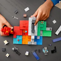 Constructor pentru copii LEGO The Ruined Portal Portal/ Multicolor photo 4