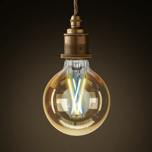 Bec inteligent LED cu filament Hiper IoT G80 Vintage HI-G80FIV E27/ 7 W/ 6500 K/ 630lm/ White photo 4