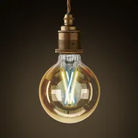 Bec inteligent LED cu filament Hiper IoT G80 Vintage HI-G80FIV E27/ 7 W/ 6500 K/ 630lm/ White photo 4